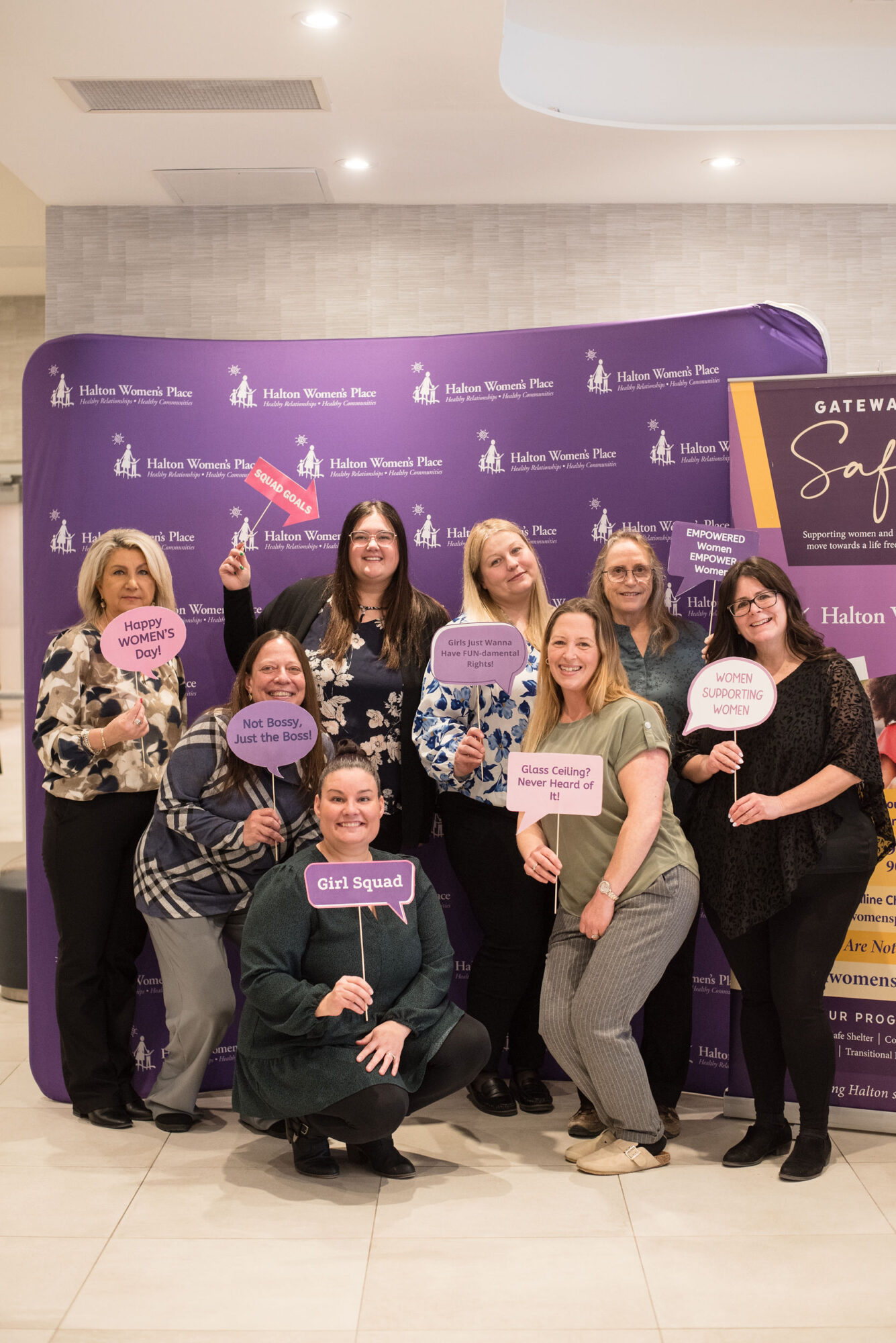 Guests at the step-and-repeat, 2026 IWD Luncheon