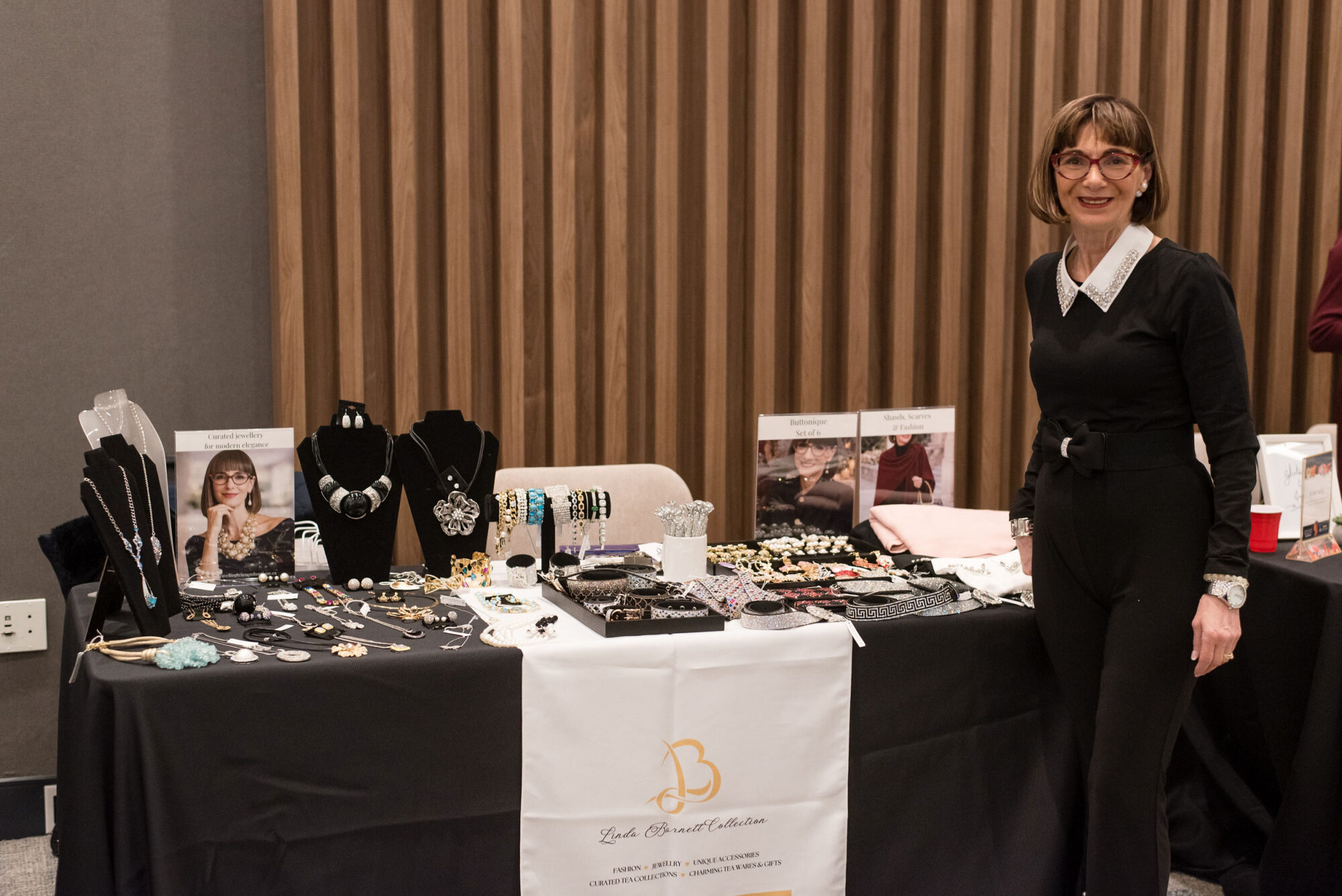 Marketplace vendor table at the 2026 IWD Luncheon